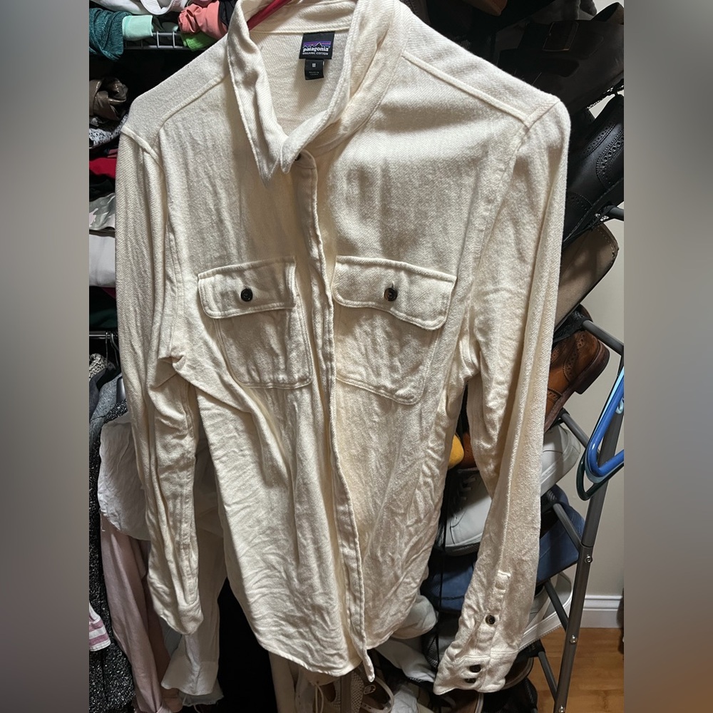 Patagonia Organic Cotton Cream Shirt